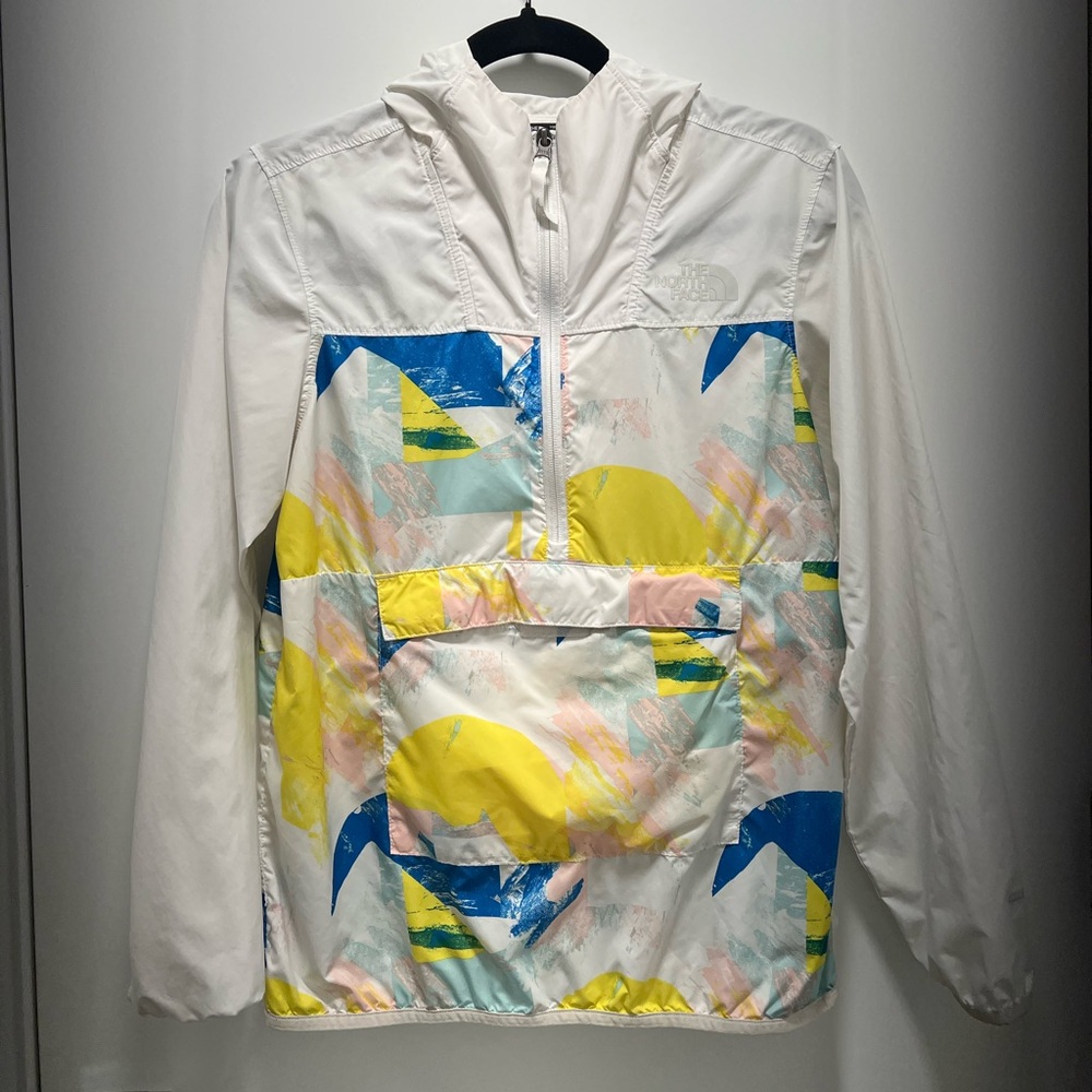 The North Face Fanorak Jacket 1/2 Zip Hooded Waterproof Windbreaker UPF 50